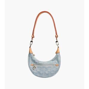 LOUIS VUITTON Denim Monogram Loop Shoulder Bag C-A34763